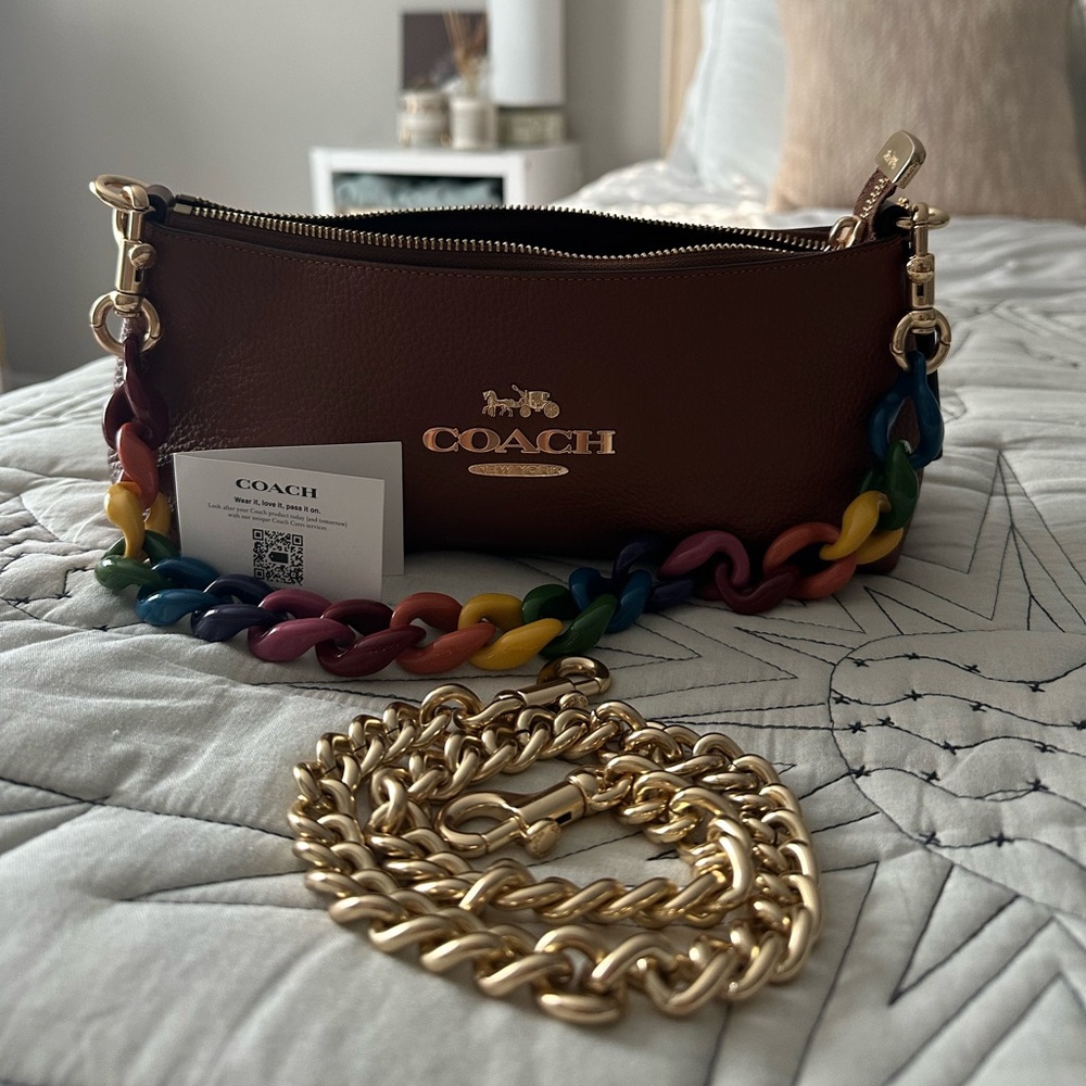 Coach Charlotte Baguette Bag
